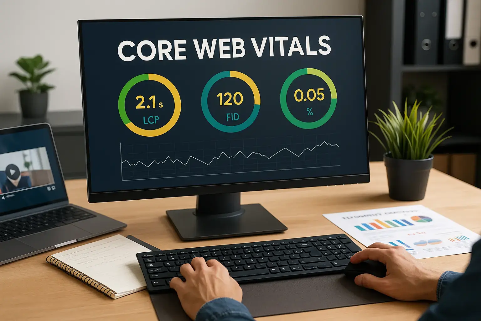 آموزش بهینه‌سازی Core Web Vitals برای صفحات درس ویدیویی | آژانس دیجیتال مارکتینگ ادزی