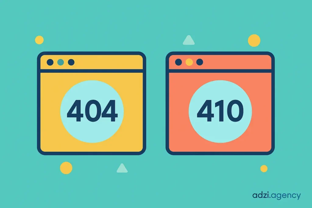 تفاوت بین کدهای وضعیت 404 و 410 چیست؟