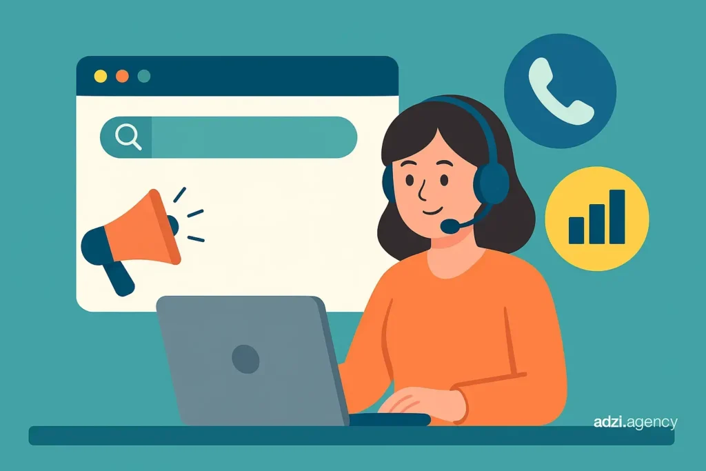خدمات آژانس دیجیتال مارکتینگ ادزی در پیادهسازی ردیابی تماس
