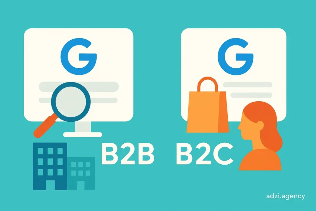 کمپین‌های گوگل ادز B2B چیست و چه تفاوتی با B2C دارد؟