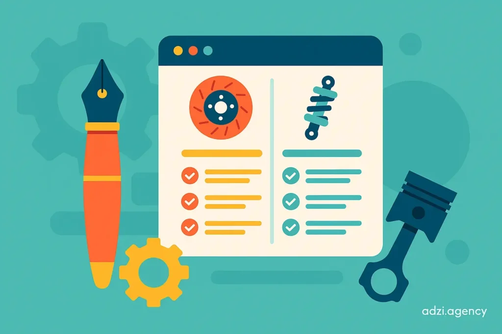 استراتژی‌های محتوایی برای بهینه‌سازی صفحات مقایسه