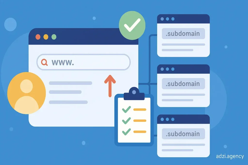 مراحل افزودن و تأیید (Verification) چند سابدامین در Search Console
