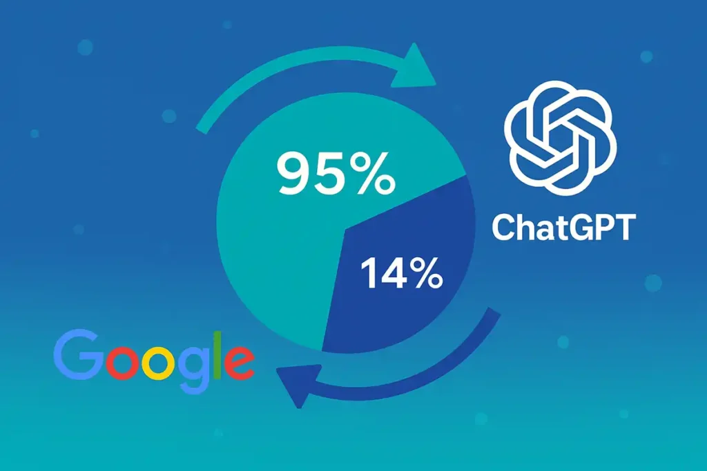 شوک تعامل کاربران با ChatGPT و گوگل؛ خبر مهم برای بازاریابی دیجیتال