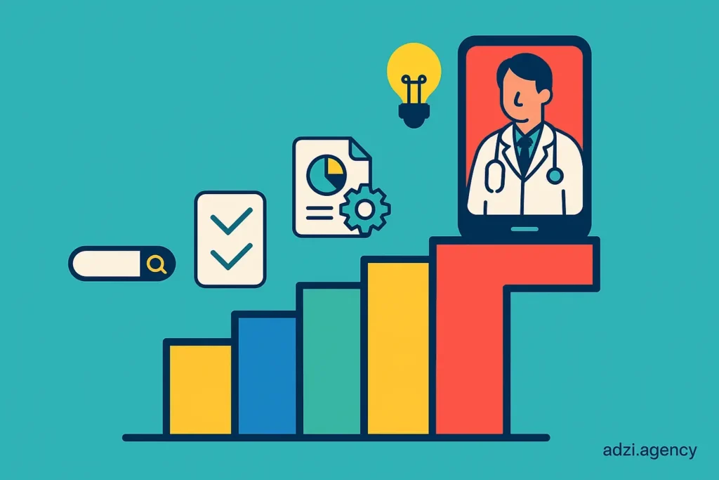 مراحل مدل بلوغ دیجیتال برای کلینیک‌ها