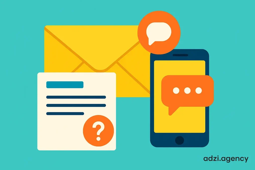 محتوای ایمیل و پیامک؛ چه چیزی باید بگوییم؟