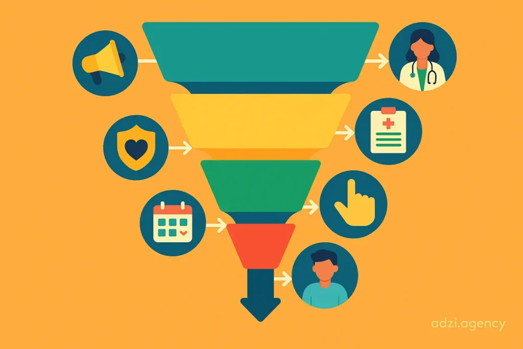 مراحل اصلی فانل سفر مراجع در کلینیکهای پزشکی