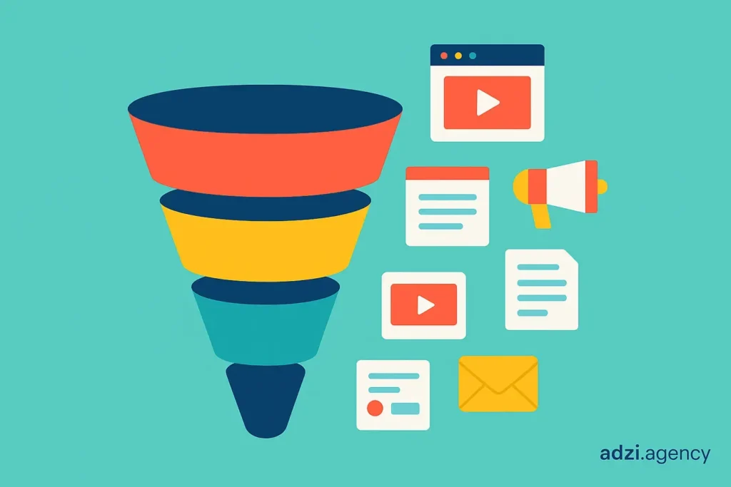 طراحی نقشه محتوایی برای هر مرحله قیف سفر مراجع