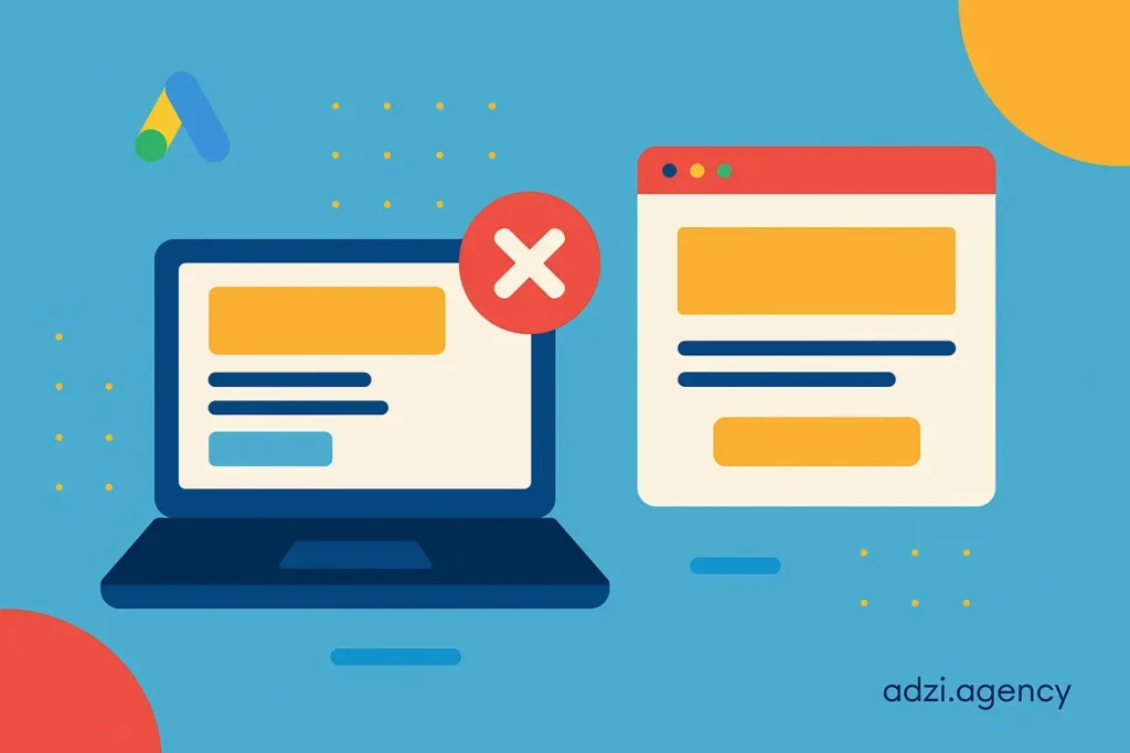 اشتباهات رایج در طراحی لندینگ پیج برای گوگل ادز