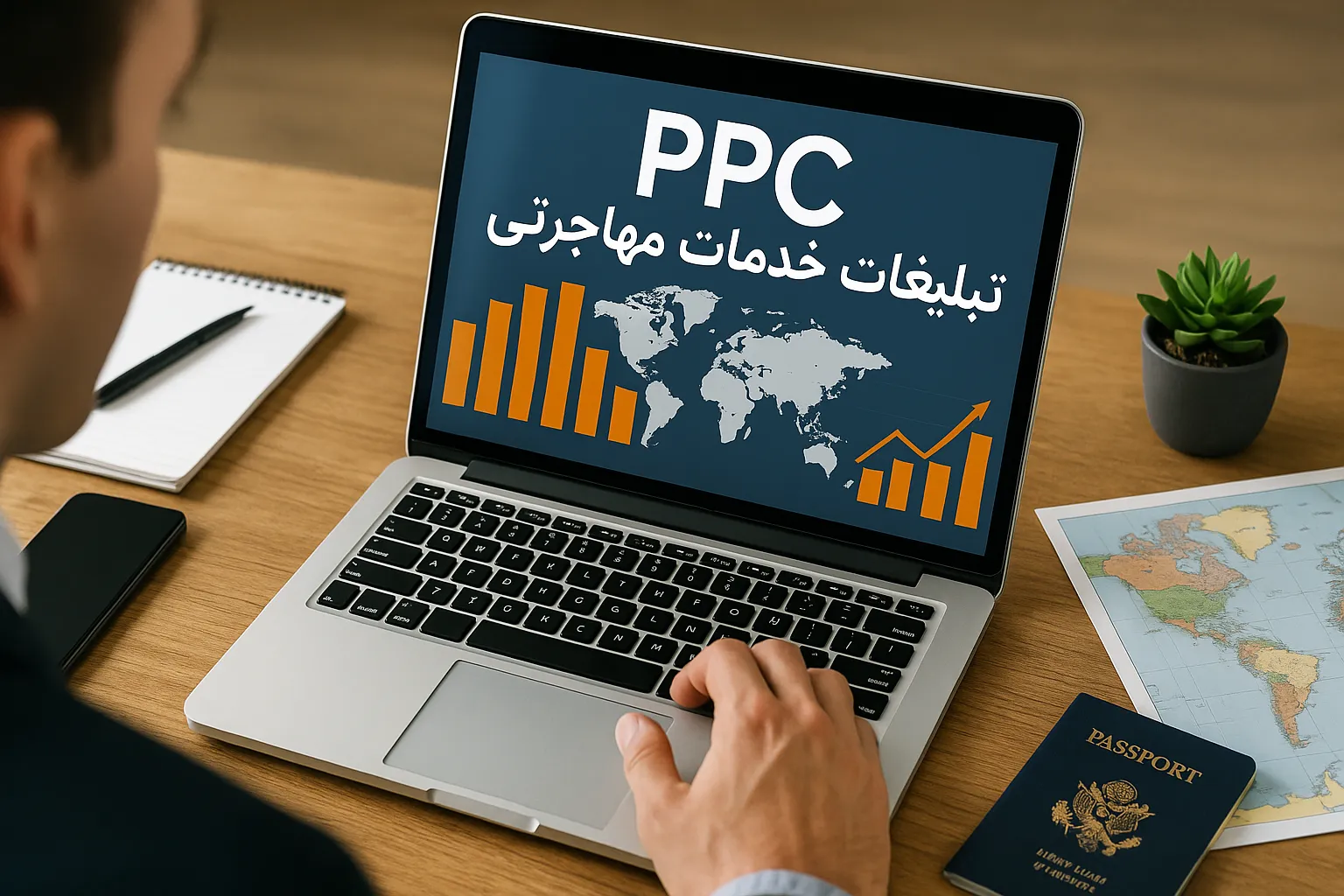تبلیغات کلیکی خدمات مهاجرتی
