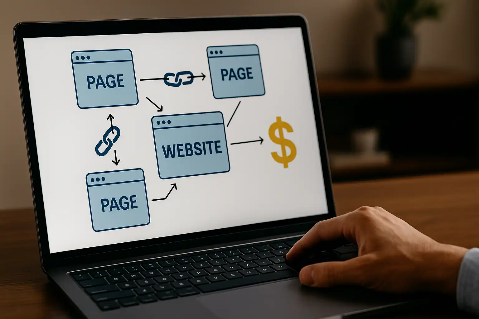 لینک‌سازی داخلی هدفمند برای هدایت به صفحات پول‌ساز