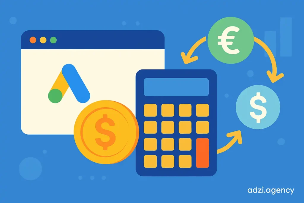 کارمزدهای شارژ گوگل ادز