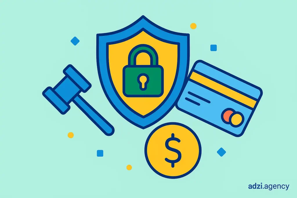 نکات امنیتی و قانونی در شارژ اکانت گوگل ادز