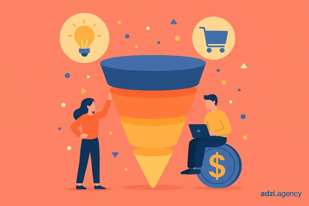 قیف خرید (Customer Journey Funnel) و نقش آن در کلمات کلیدی