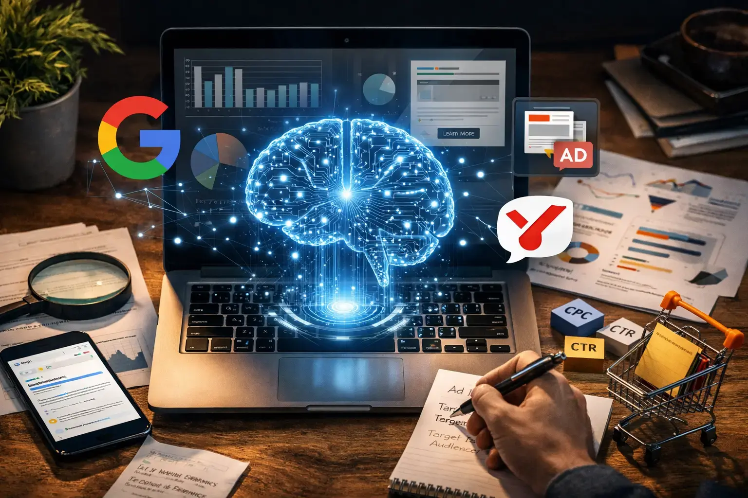 آموزش ساخت پرامپت‌های فروش‌محور برای تبلیغات گوگل و یکتانت