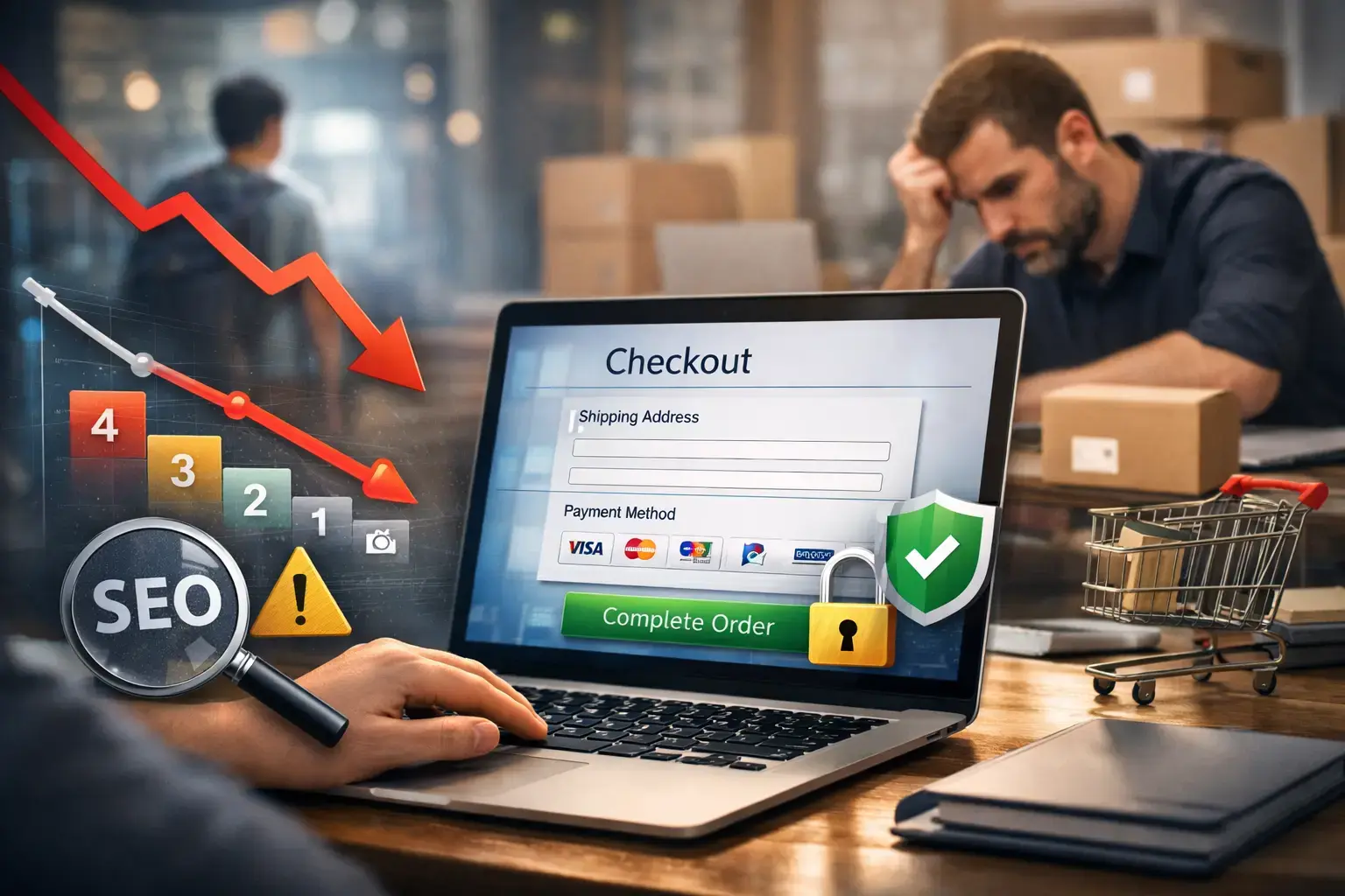 سئوی صفحه پرداخت (Checkout SEO): چگونه از افت رتبه و ریزش مشتری در آخرین قدم جلوگیری کنیم؟