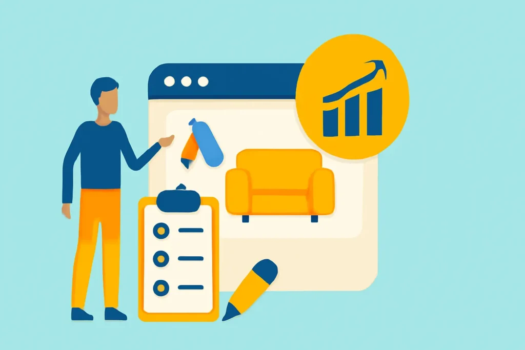 خدمات تخصصی آژانس دیجیتال مارکتینگ ادزی در تبلیغات گوگل ادز مبلمان