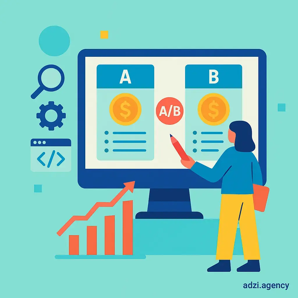 چگونه آژانس دیجیتال مارکتینگ ادزی میتواند تست A/B قیمتگذاری شما را بهینه کند؟