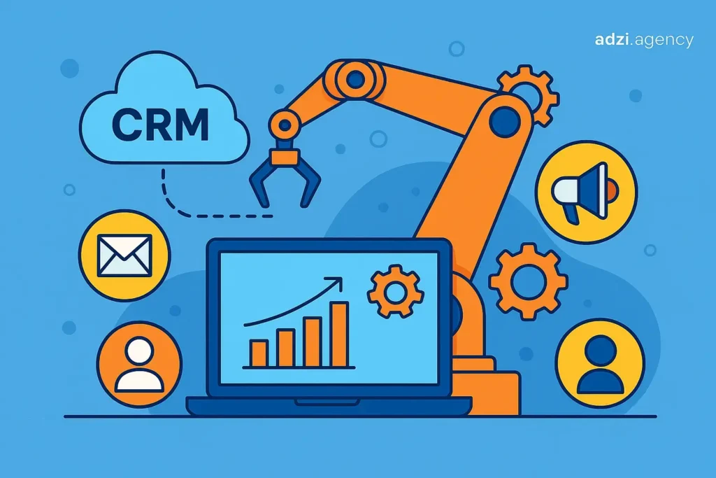 نقش اتوماسیون بازاریابی و CRM در یکپارچهسازی سفر مشتری B2B