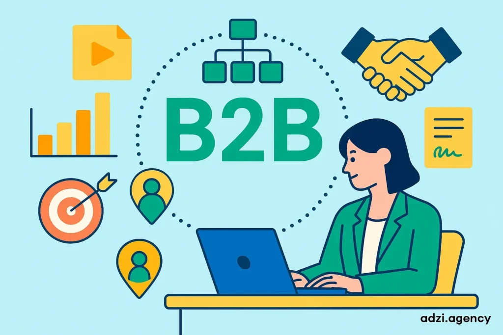 چگونه آژانس ادزی به کسبوکارها در طراحی و اجرای سفر مشتری B2B کمک میکند؟