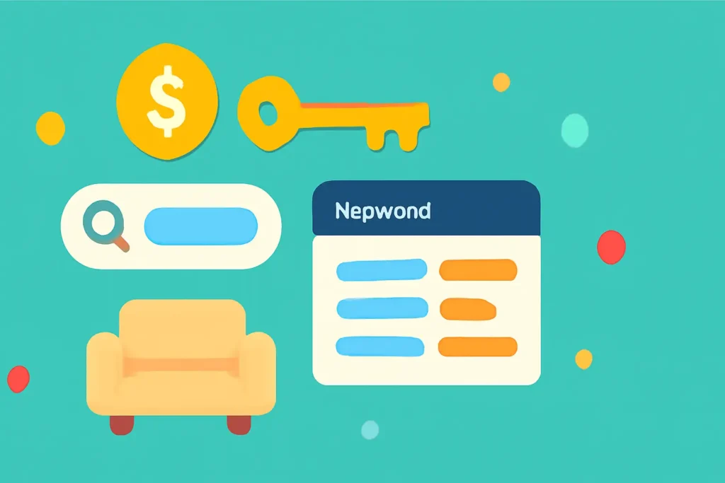 انتخاب کلمات کلیدی پر بازده برای تبلیغات مبلمان