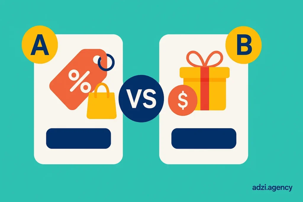 تست A/B برای پیشنهادات ویژه و پروموشنها: از درصد تخفیف تا ارزش افزوده