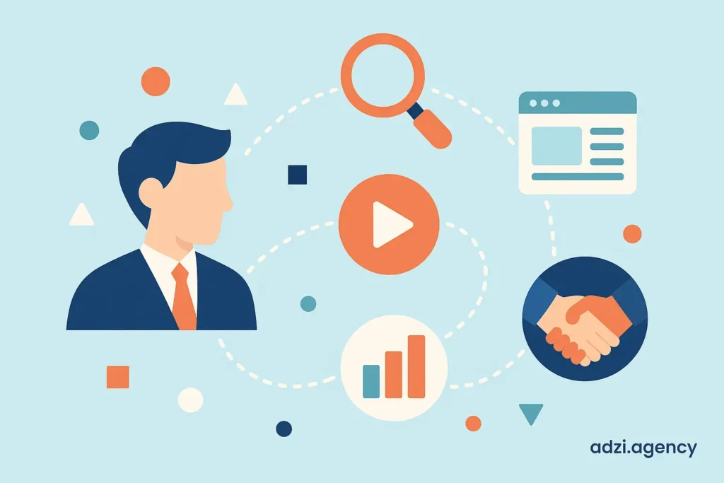 نقاط تماس کلیدی (Touchpoints) در سفر مشتری B2B و نقش هر یک در تصمیمسازی