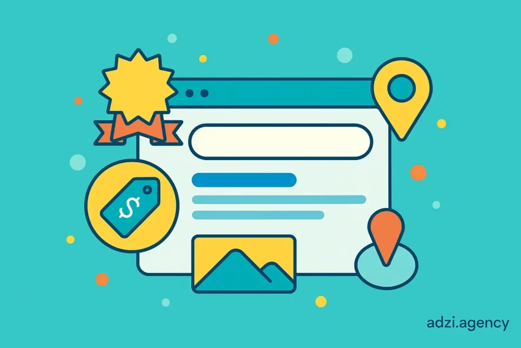 دیگر افزونههای مهم گوگل ادز: از Price تا Promotion و Location