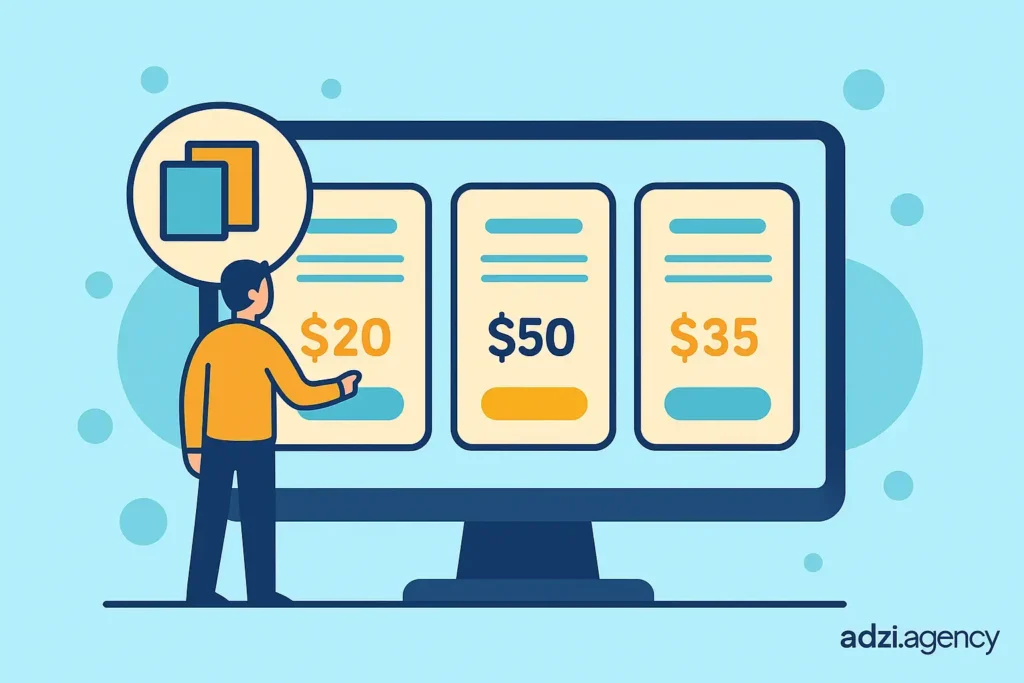 مقایسه قیمتها در UX: چگونه از قیمتهای مقایسهای برای هدایت کاربر استفاده کنیم؟