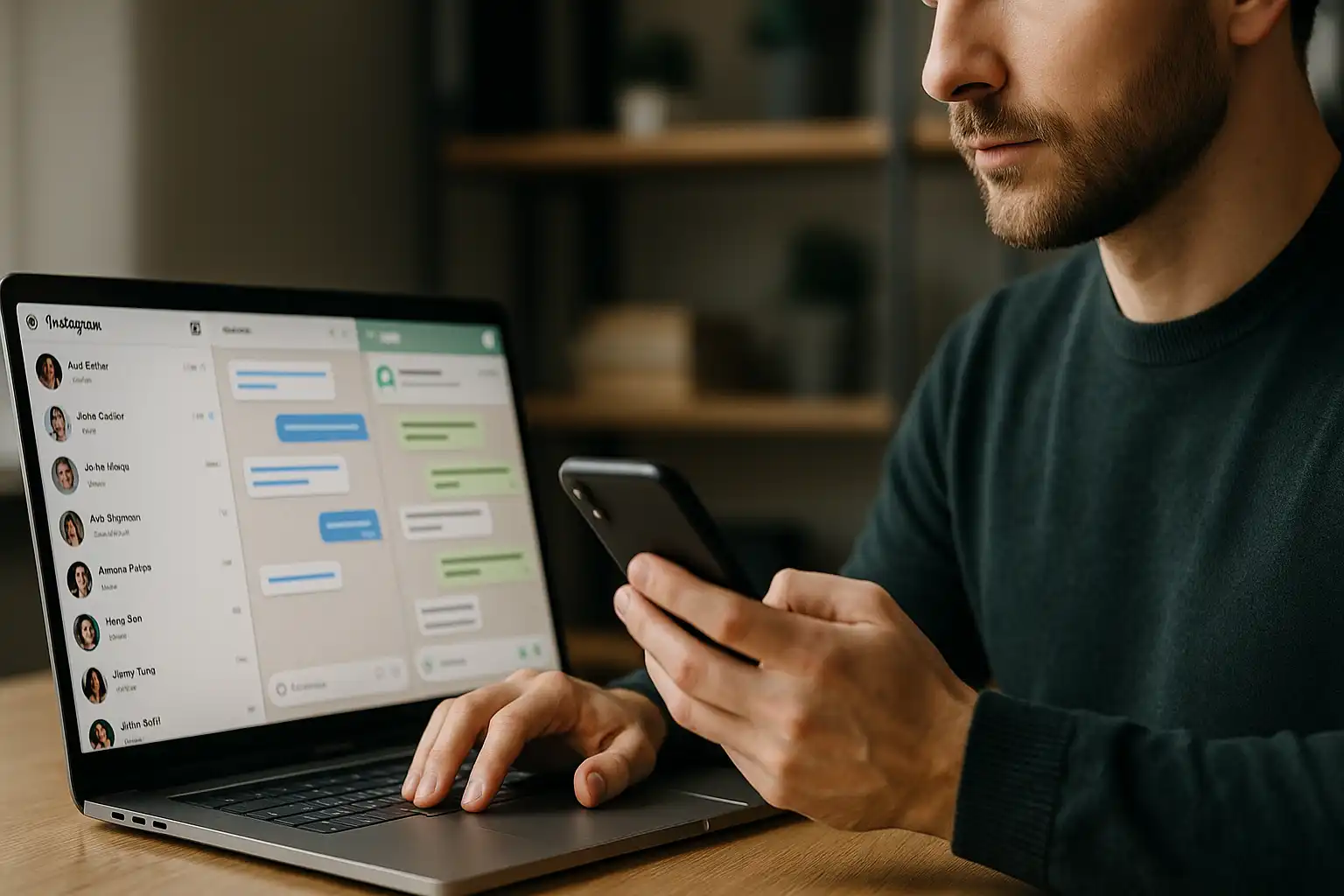 اتوماسیون DM در اینستاگرام و واتساپ؛ از پاسخ‌گویی سریع تا افزایش تبدیل فروش