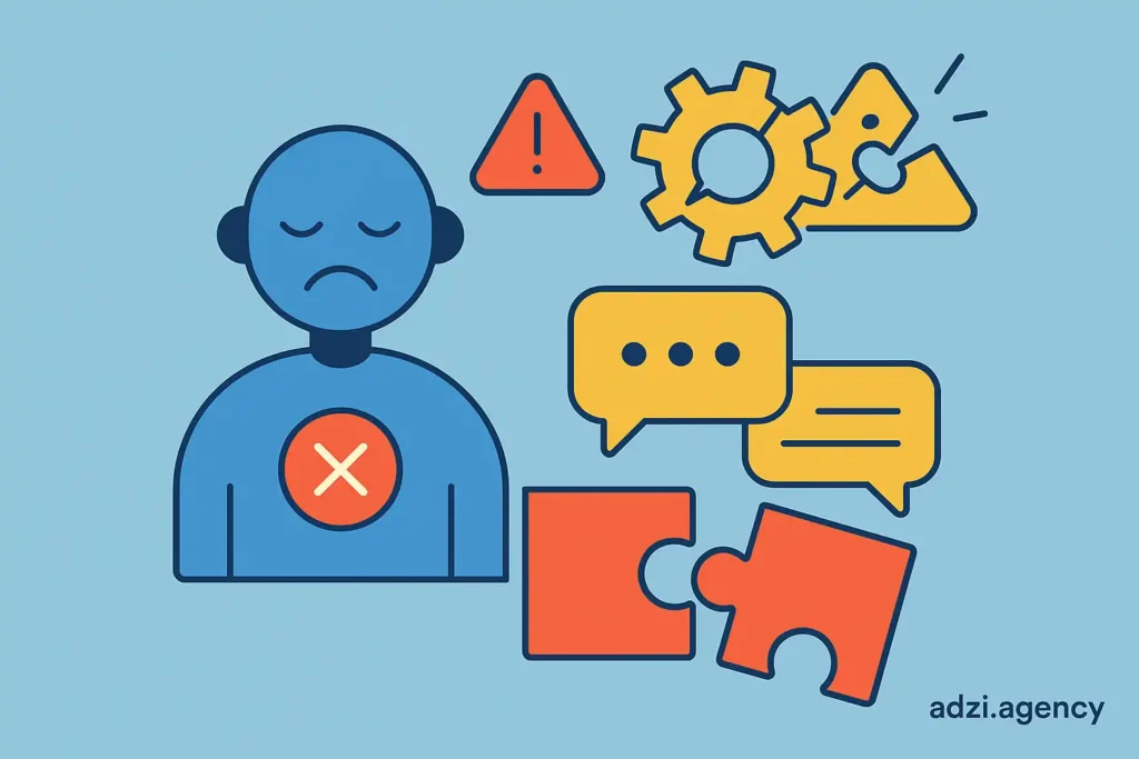 چالش‌ها و اشتباهات رایج در پیاده‌سازی DM Automation