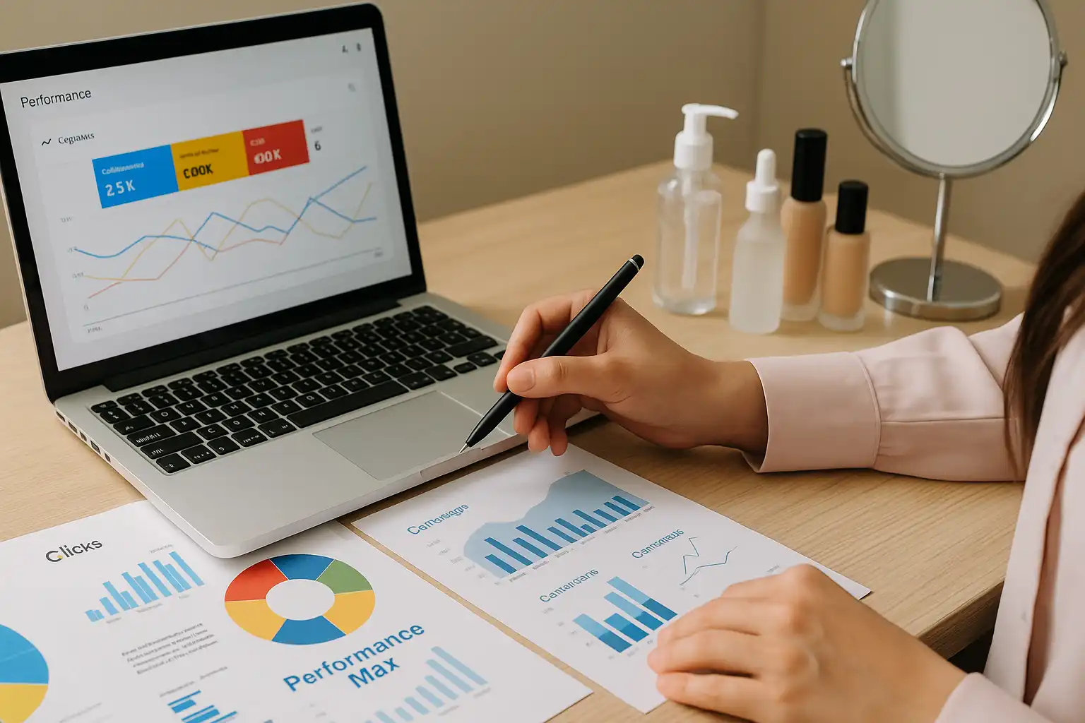 راهنمای جامع از استراتژی تا اجرای ساخت کمپین Performance Max برای خدمات زیبایی