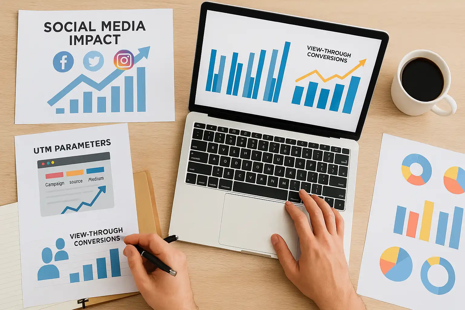 سنجش تأثیر سوشال مدیا بر فروش سایت؛ از UTM تا View-through و Survey