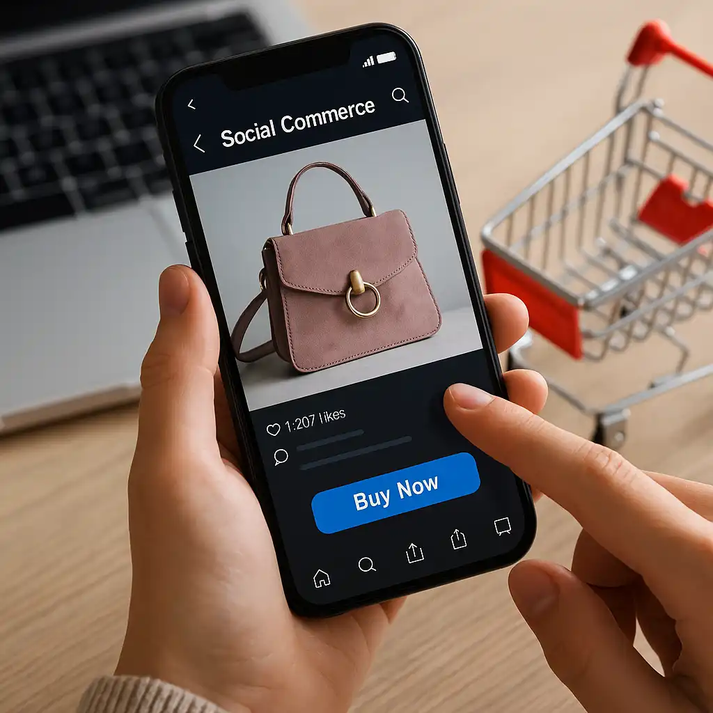 سوشال کامرس پل‌زدن از پست تا پرداخت در۳کلیک