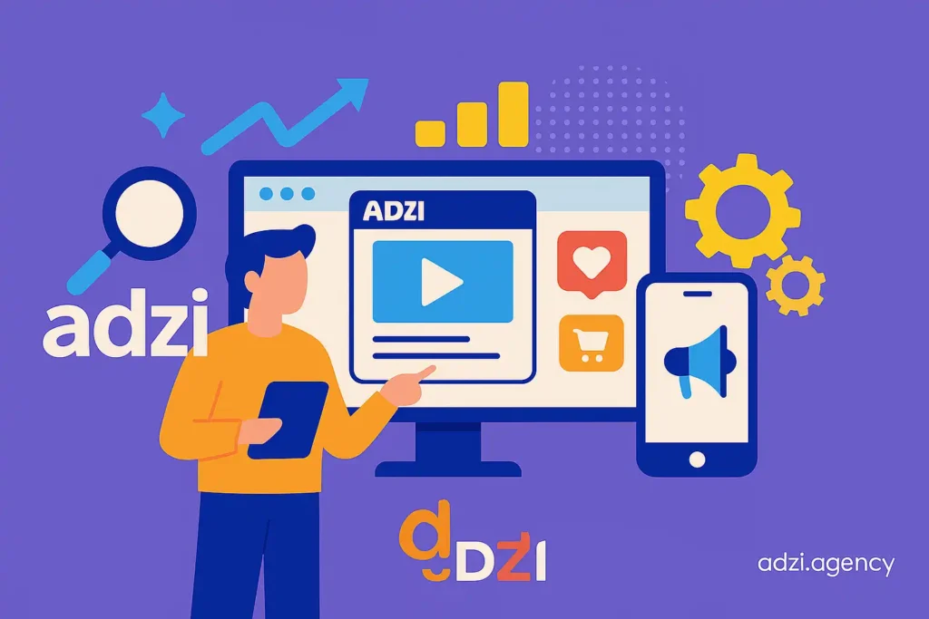 خدمات آژانس دیجیتال مارکتینگ ادزی در طراحی و اجرای سوشال کامرس