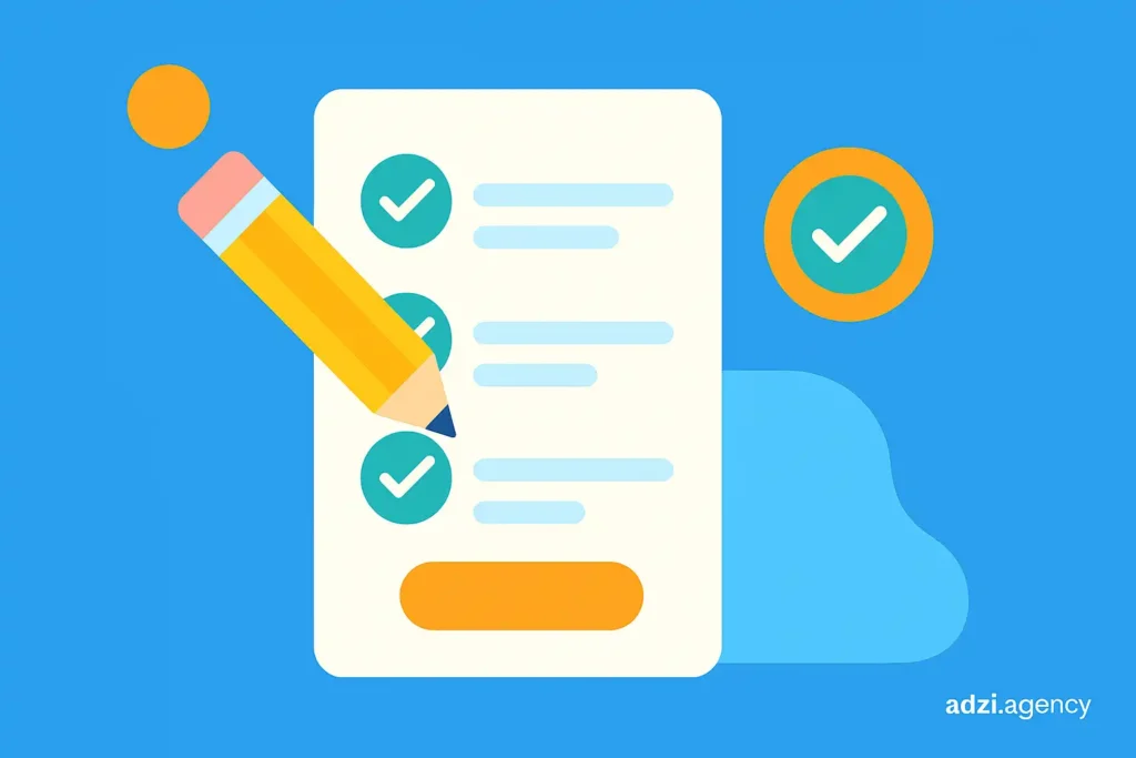 چک‌لیست نهایی طراحی فرم فروش با نرخ تبدیل بالا