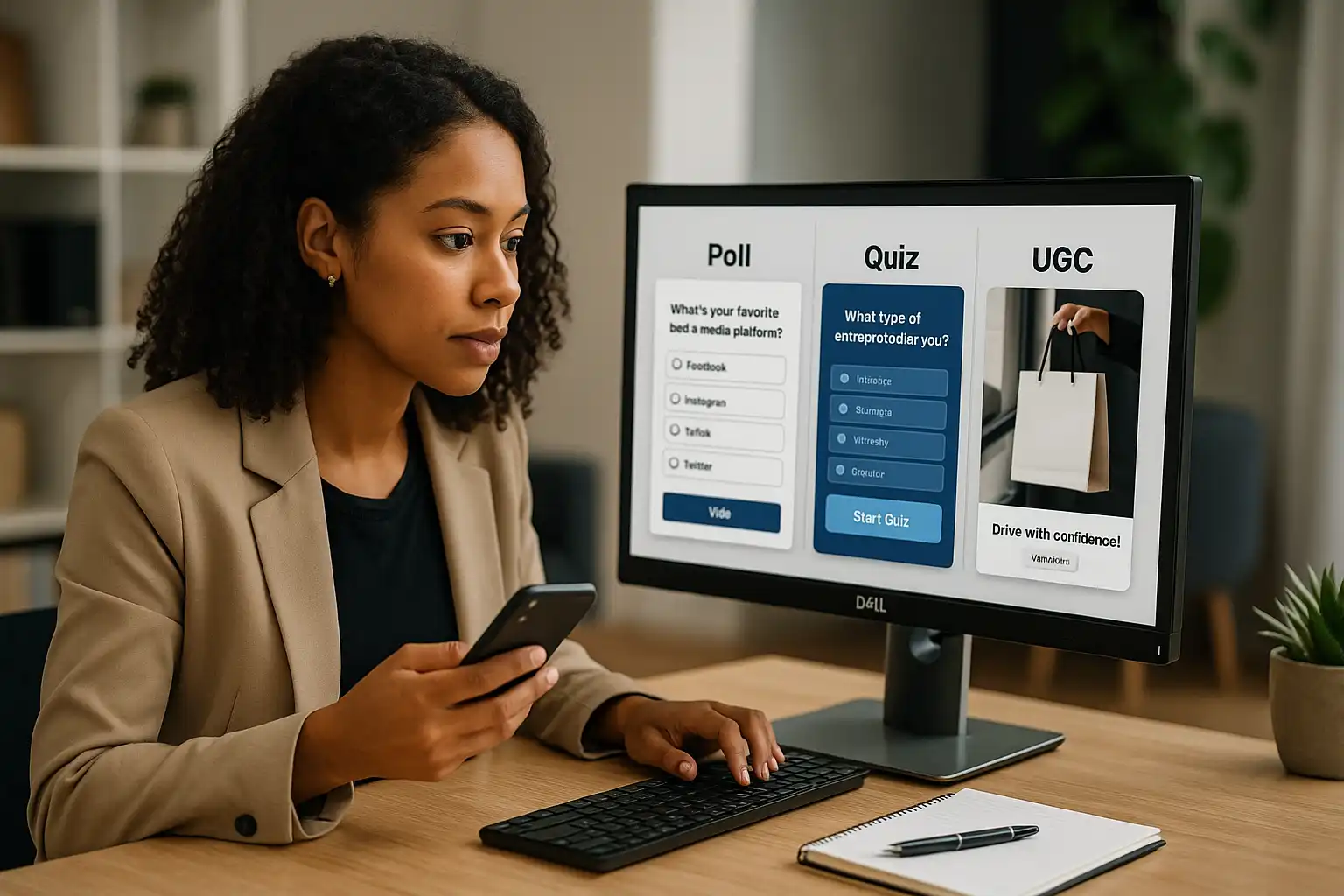 ماشین محتوای تعاملی: Poll/Quiz/UGC که می‌فروشد