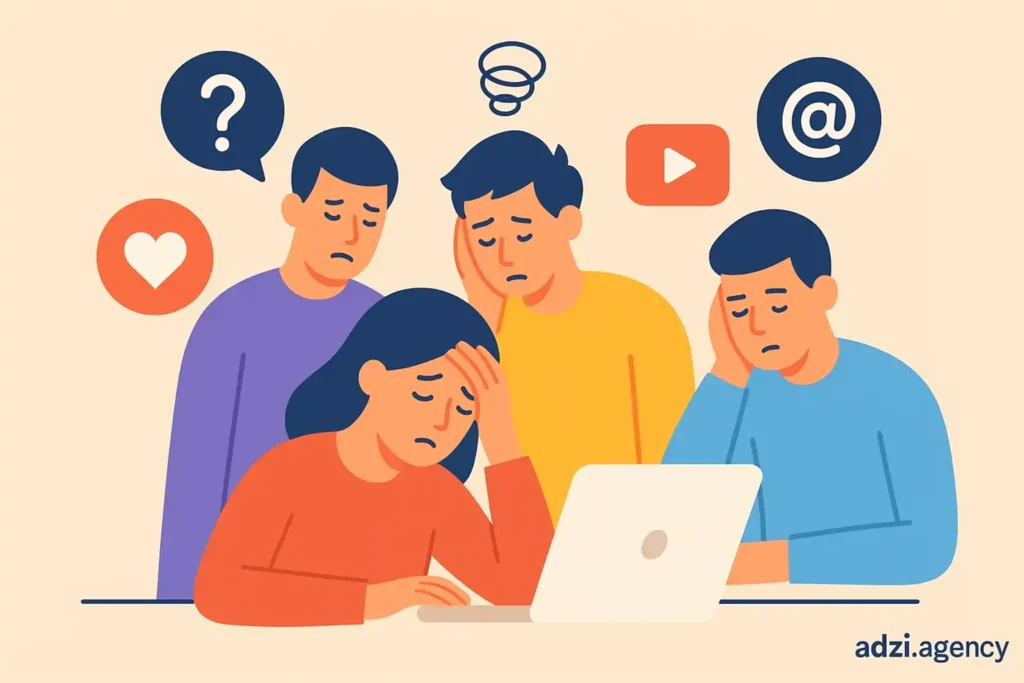 نشانه‌های خستگی خلاق در تیم‌های سوشال مدیا