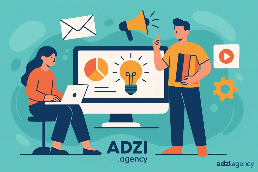 خدمات آژانس دیجیتال مارکتینگ ادزی در مدیریت خستگی خلاق تیم‌های محتوا