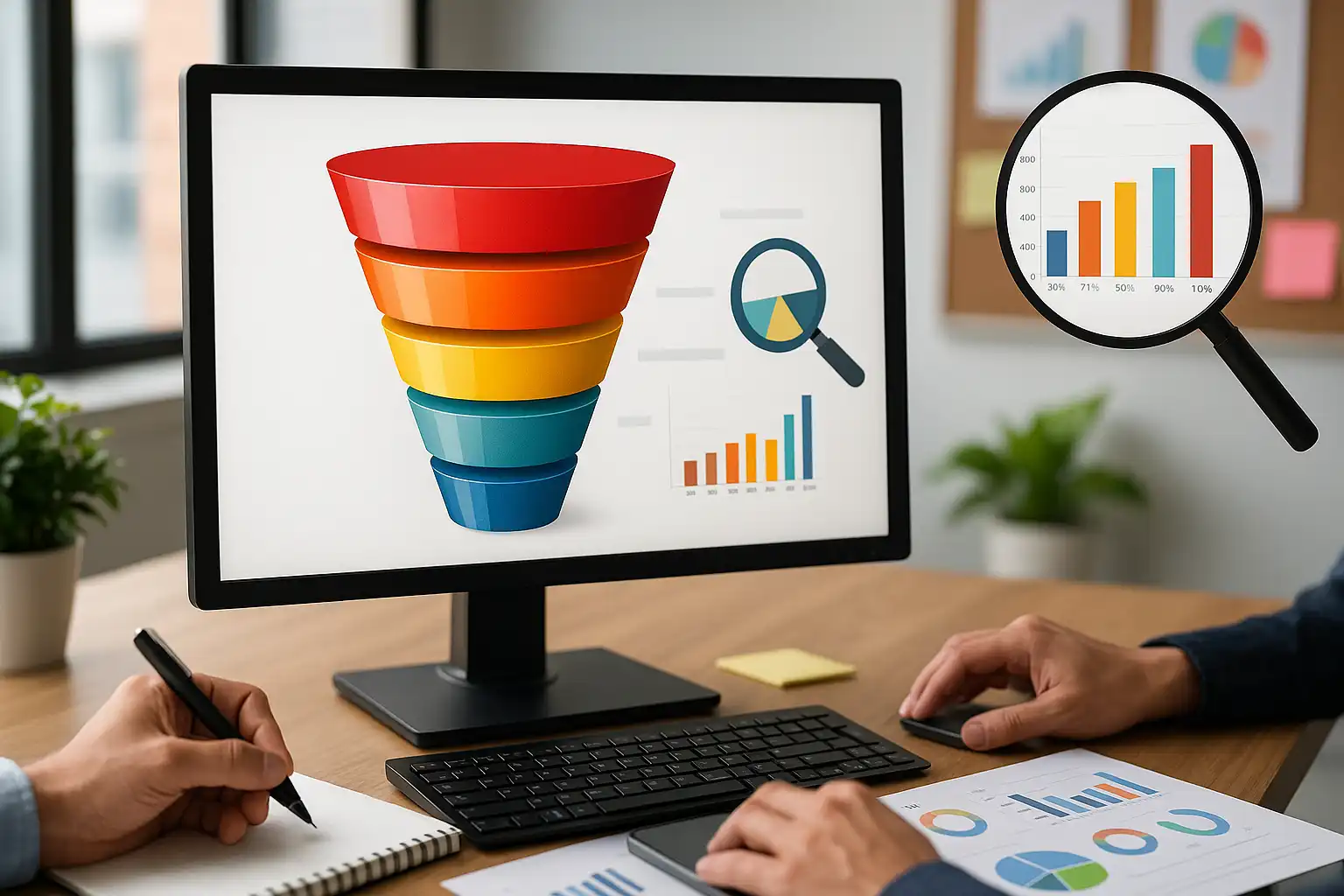 مدل‌سازی قیف رشد: از آگاهی تا درآمد با KPIهای کلیدی