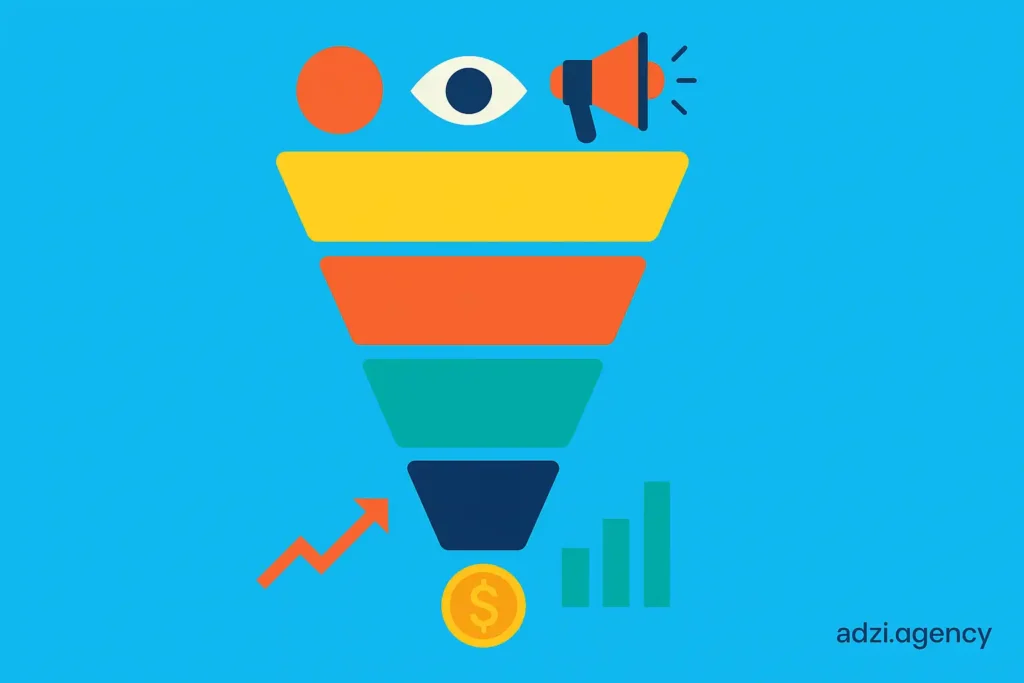 مراحل اصلی قیف رشد: از Awareness تا Revenue