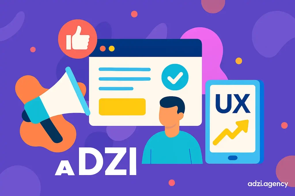 خدمات آژانس دیجیتال مارکتینگ ادزی در بهینه‌سازی متن‌های UX و نرخ تبدیل