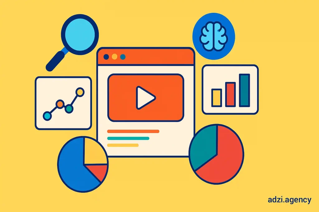 ابزارهای تحلیل عملکرد ویدیو: YouTube Analytics، GSC و ابزارهای هوش مصنوعی