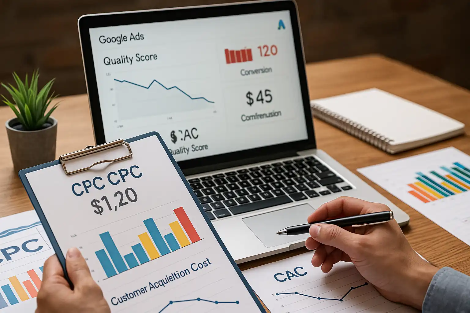کاهش هزینه جذب مشتری (CAC) با بهینه‌سازی Quality Score در گوگل ادز